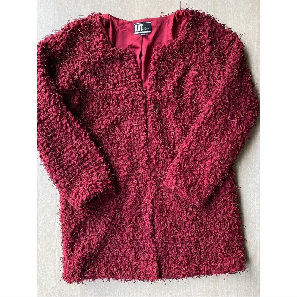 CLOSET CLOSING Kut from the Kloth Shaggy Long Line Cardigan